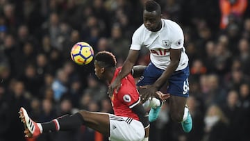 Dávinson Sánchez fue titular en el triunfo de Tottenham 2-0 ante Manchester United