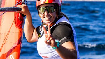 Pilar Lamadrid marca el paso en la jornada inaugural de los Lanzarote iQFOil Games