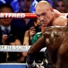 Tyson Fury se prepara para Joshua corriendo a bajo cero