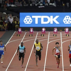 Increíble lo de Bolt: ¡así pasó del último al primer lugar!