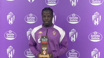 Amath, jugador del Real Valladolid.