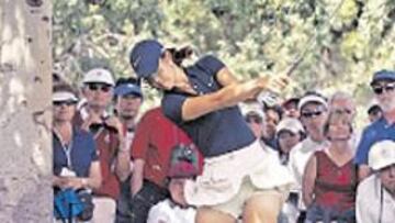 <b>IMPARABLE. </b>Michelle Wie dio el primer paso hacia el Open USA.
