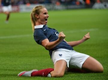 Fue galardonada como la 2º mejor jugadora en la Copa Mundial Femenina de la FIFA 2015. AFP PHOTO/ JEAN-FRANCOIS MONIER / AFP / JEAN-FRANCOIS MONIER