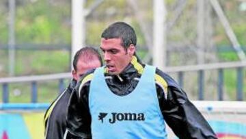 <b>EN ACCIÓN. </b>Fabio Celestini, durante un entrenamiento del Getafe.