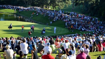 Imagen del impresionante ambiente que se vivió durante el Andalucía Valderrama Masters 2017.