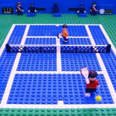 ¡US Open recreó un mítico punto de Federer en formato Lego!