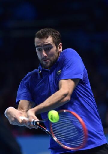 Stanislas Wawrinka venció a Marin Cilic en parciales de 6-3, 4-6, 6-3. El encuentro cerró el Grupo A del Masters de Londres. 