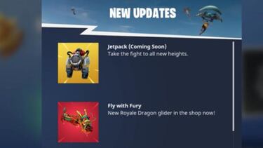 Fortnite confirma la llegada de los Jetpacks