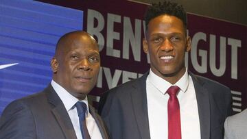 Jair Mina, tío y empresario del central, afirmó que por la mente de los dirigentes del Barcelona no pasa por ahora salir del jugador colombiano.