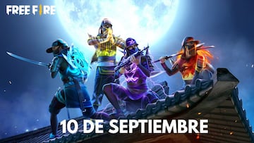 Códigos Free Fire de hoy 10 de septiembre de 2021; todas las recompensas gratis