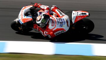 Jorge Lorenzo, en Phillip Island. 