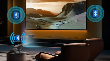 Adiós al ‘smart TV’: este proyector portátil incluye ‘apps’ como Netflix