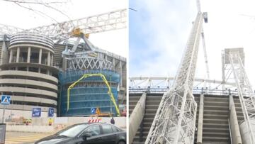 El rápido avance en la remodelación del estadio del Real Madrid