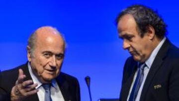 Blatter y Platini, en una imagen de archivo.