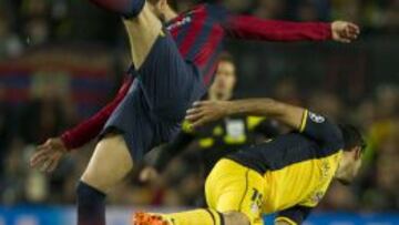 Partido de ida de la Champions entre Barça y Atlético.