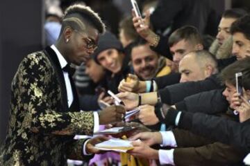 Paul Pogba en la gala del Balón de Oro.