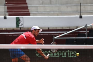 Croacia se pone a punto para enfrentar a Colombia en la Copa Davis.