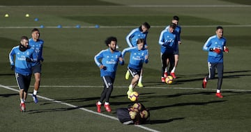 Real Madrid training.