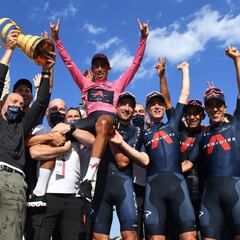 En imágenes: Egan Bernal, campeón del Giro de Italia