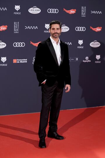 El actor Migue Diosdado en la gala de los Premios Feroz.