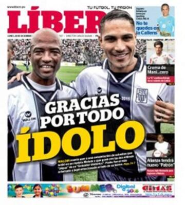 Portadas de la prensa mundial