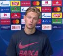 Aterrizó en el equipo hace un año y ya pide esto para el Barça: De Jong tras el partido