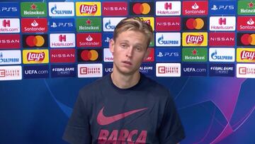 Aterrizó en el equipo hace un verano y ya pide esto para el Barça: De Jong tras el partido