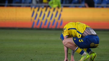 El delantero escocés de la UD Las Palmas, Oli McBurnie.