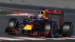 Daniel Ricciardo en los test de Montmel&oacute;.