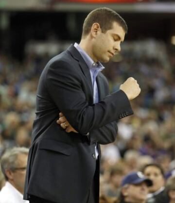 Brad Stevens, entrenador de los Celtics.