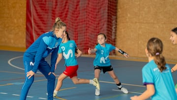 Anita Luján en el Clínic del Movistar Inter.