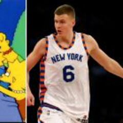 ¡Kristaps Porzingis cambia hasta los chistes de Los Simpsons!
