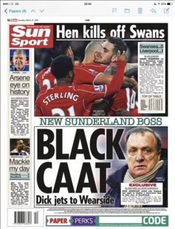 Portadas de la prensa deportiva