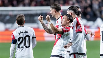 18/12/25 PARTIDO CONFERNCE LEAGUE
RAYO VALLECANO - DRITA
GOL 3-0 PACHA ESPINO ALEGRIA