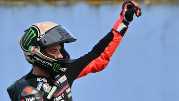 Marco Bezzecchi, ganador del esprint de Misano.