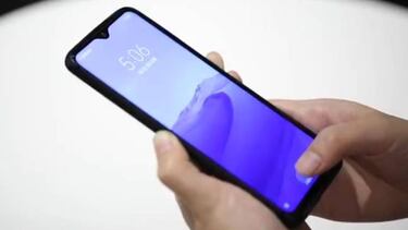 Redmi muestra su lector de huellas bajo la pantalla