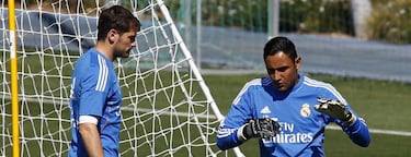 Ancelotti mantiene la incógnita para hoy: Keylor o Casillas