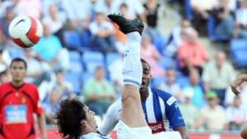 <b>SIN GOL. </b>Pese a que Javi Guerrero lo intentó de todas las maneras, el Mallorca se llevó los tres puntos.