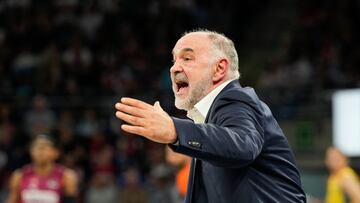 El entrenador del Baskonia, Pablo Laso.