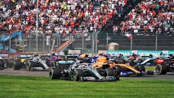 Sainz y Hamilton en México