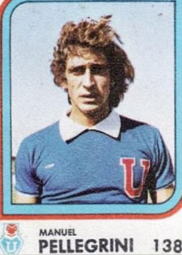 Manuel Pellegrini, entrenador de Manchester City, solo jugó en Universidad de Chile en su etapa como futbolista.
