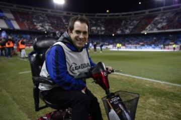 El Langui no quiso faltar a la cita. 