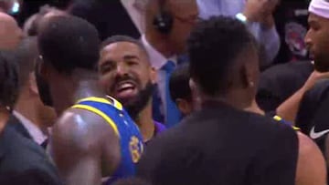 El rapero Drake encendió la final: insultó a Draymond Green