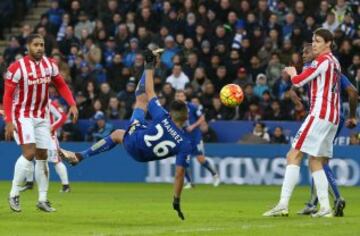 Jornada 23: Leicester City - Stoke City (3-0).