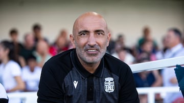 ABELARDO FERNÁNDEZ ANTUÑA "PITU", SPANISH COACH OF FC CARTAGENA DURING THE MATCH,, FC Cartagena vs Cadiz CF, Hypermotion League, Second Division Championship, Cartagonova Stadium, Cartagena, Region of Murcia. 22 September 2024. 22/09/24 PARTIDO SEGUNDA DIVISION
CARTAGENA - CADIZ