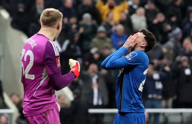 Agonía de Iraola en St James’ Park