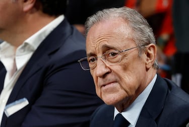 El presidente del Real Madrid, Florentino Pérez.