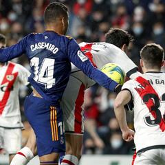 Falcao, con minutos en la caída de Rayo ante Real Madrid