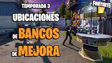 Fortnite: d&oacute;nde encontrar bancos de mejora de armas en la Temporada 3