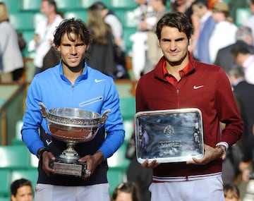 Rafa Nadal ganó a Roger Federer por 7-5, 7-6(3), 5-7, 6-1.
